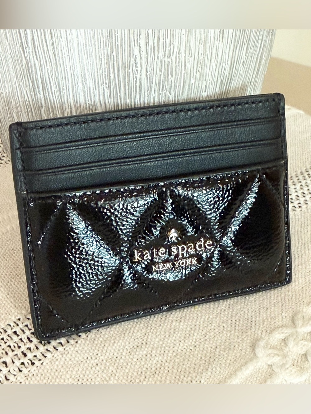Kate Spade Glimmer Quilted Patent Leather
Crossbody Card Case Set - Picture 5 of 7